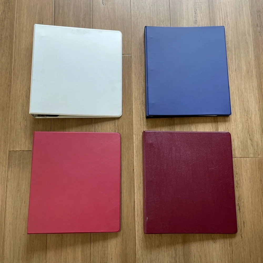 Bundle of back to school binders